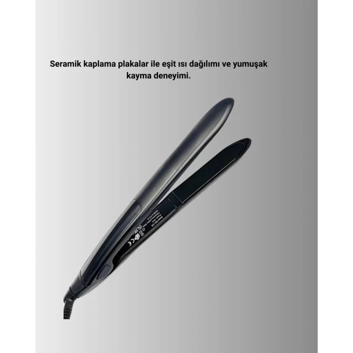 2025 Yeni Seri Dijital Ekranlı Isı Ayarlı Saç Düzleştirici Titanyum Kaplama A Kalite