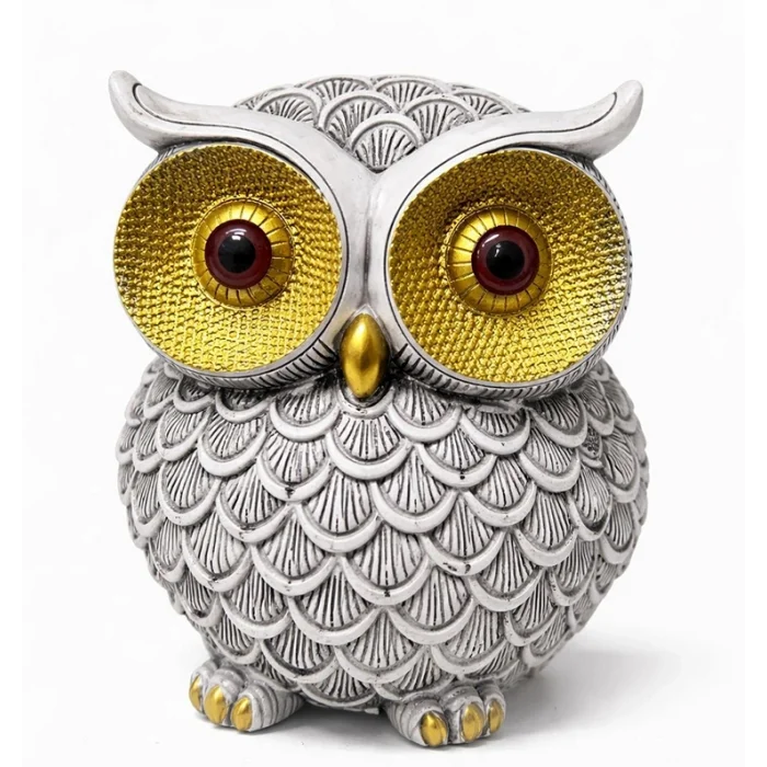 20x15 cm Polyester Baykuş Figürü