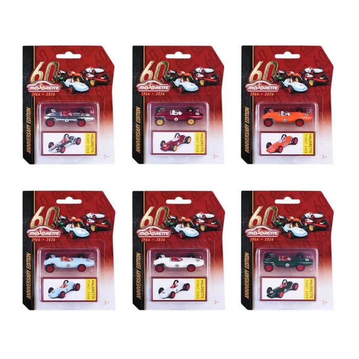 212054103 Majorette Anniversary Edition First Ever 6-asst