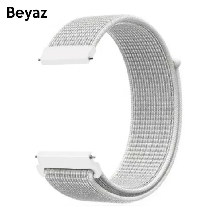 22MM Gear S3 Watch 4 -Gt2 GT2E 46MM Kayış Kordon Lylon Loop-(5775)