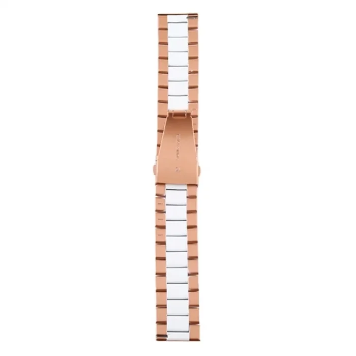 22MM Gear S3 Watch 4 -GT2 GT2E 46MM KayışKordon Seramik Paslanmaz Çelik-(5775)