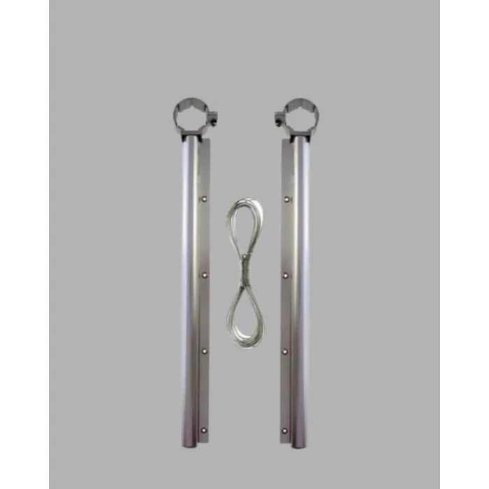 25x60 cm Çamaşır Askılığı Kare Balkon Demiri İçin Dayanıklı Tasarım