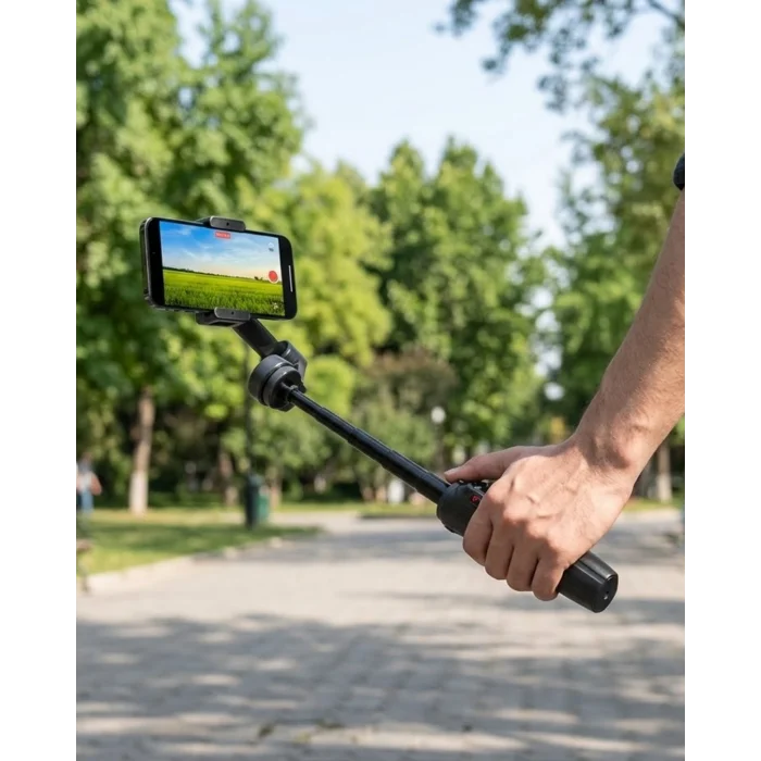 3 Axis Telefon Gimbal Stabilizer Video Çekim Sabitleyici