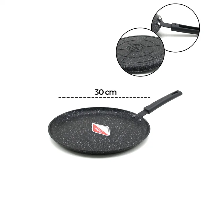 30 cm Döküm Krep Tava
