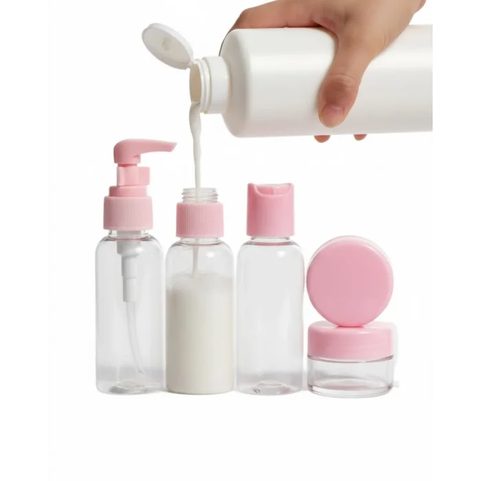 30 ml 5’li Seyahat Banyo Şişe Seti Çantalı