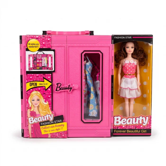 3011 BEAUTY GARDROP BEBEKLİ OYUNCAK AKSESUAR