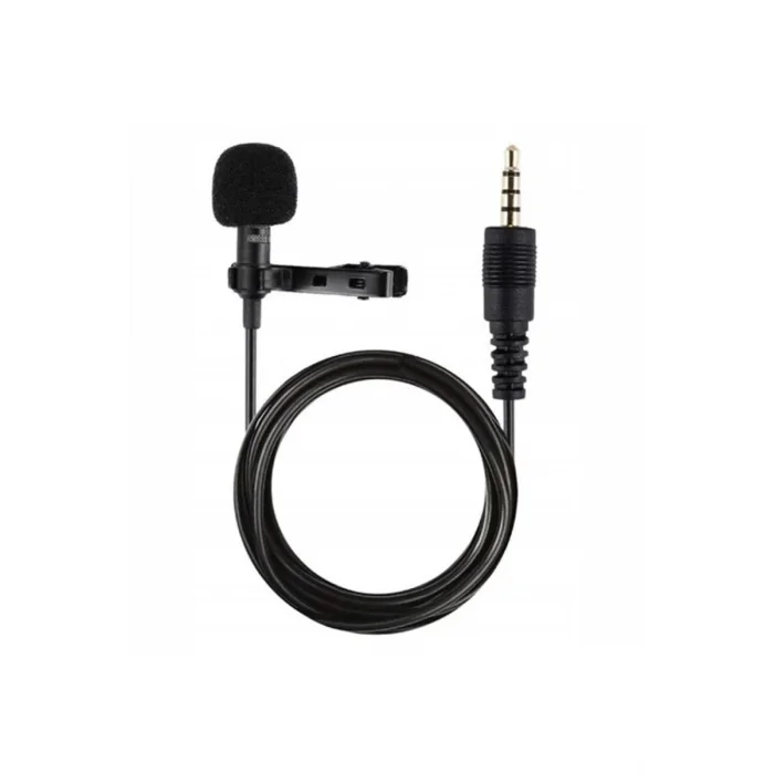 3.5mm Jak 1.5 Metre Double Mikrofon - Siyah