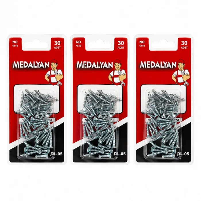 360 Adet 4x18 Sunta Vidası 12x30pcs Bx40