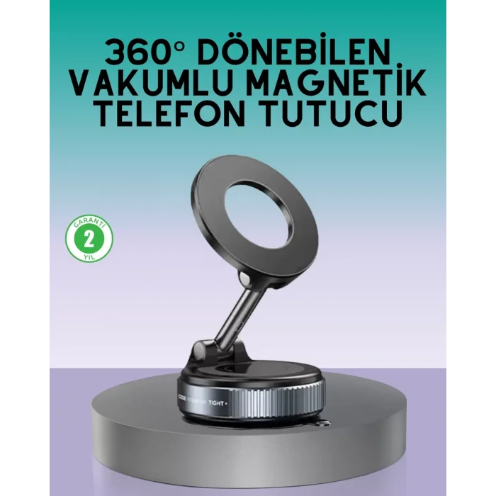 360 Derece Ayarlanabilir Manyetik Araç Telefon Standı