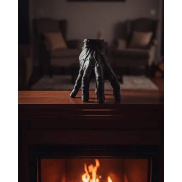 3D Dekoratif Siyah El Obje 17x16 cm Gotik ve Modern Aksesuar