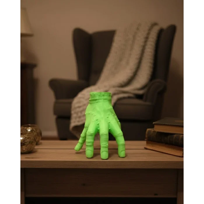 3D Dekoratif Yeşil El Obje 27x22 cm Sanatsal ve İddialı Aksesuar