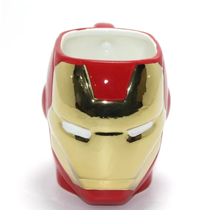 3D Iron Man Tasarımlı Porselen Kupa Bardak