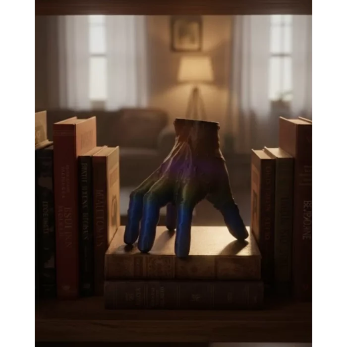 3D Modern Rengarenk El Heykeli 27x22 cm Statement Dekor