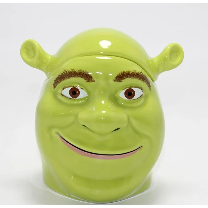3d Shrek Tasarımı Kapaklı Kupa Bardak Alk4534