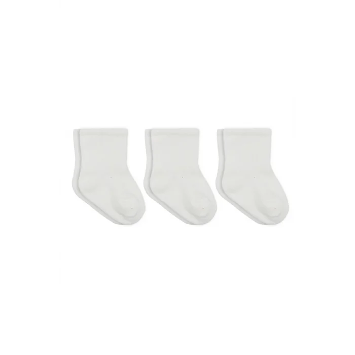 3lü Penye Soket Çorap 10132 Ekru