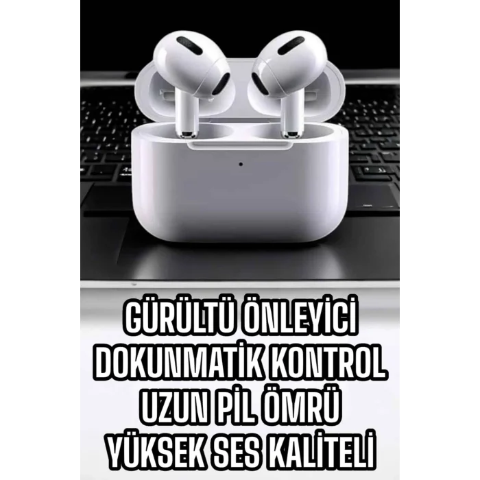 3.Nesil TWS Bluetooth Kulaklık Mikrofonlu ANC Özelliği Dokunmatik Kontrol