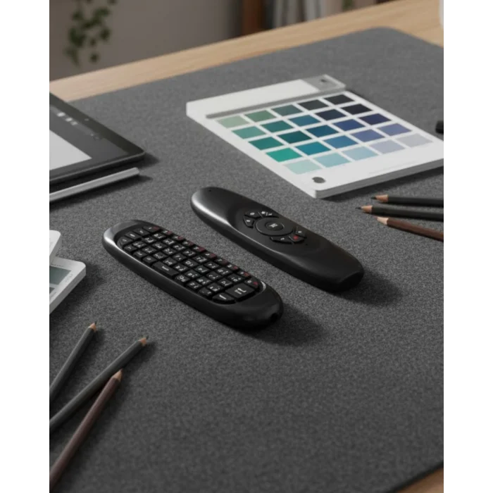 3’ü 1 Arada Kablosuz Hava Mouse Mini Klavye Kumanda