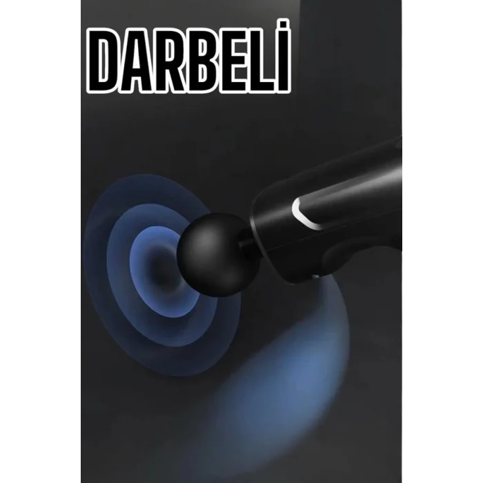 4 Başlıklı Darbeli Şarjlı Masaj Aleti Tabancası Kablosuz