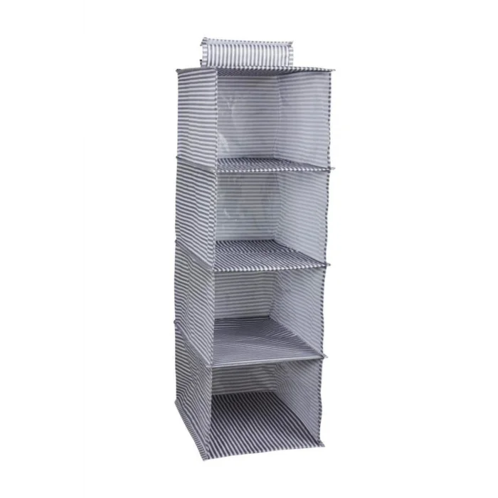  4 Gözlü Dolap Organizer Zebra Model
