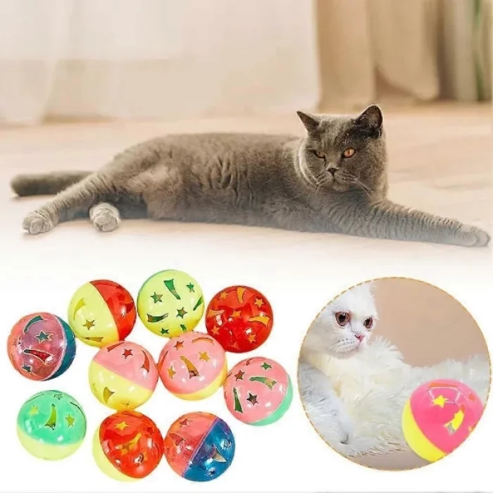 4lü Çıngıraklı Top Kedi Oyuncağı