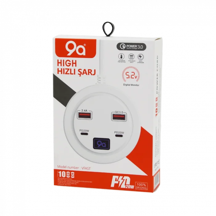 4lü Hızlı Şarj Adaptör Seti PD 20W Type-C & QC3.0 USB