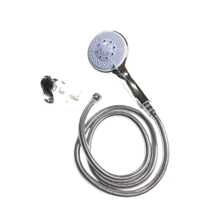 4 Modlu El Duşu Başlığı Spiral Hortumlu Duş Seti Banyo Aksesuarı