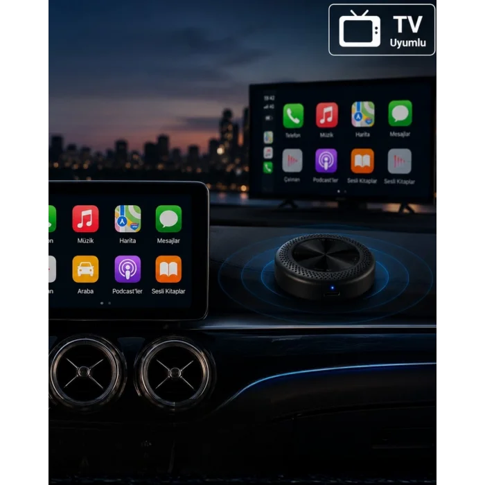 4GB 64GB CarPlay Android Auto Destekli 4G Sim Kartlı Akıllı Multimedya Kutusu