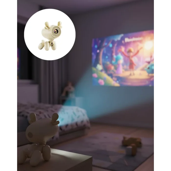 4K İçerik Destekli Akıllı Projeksiyon WiFi Bluetooth Android