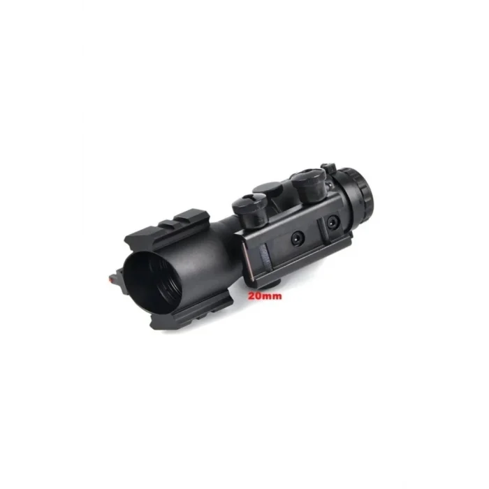4X32 Kırmızı Işıklı  Dürbünü 4x32 Nişangah