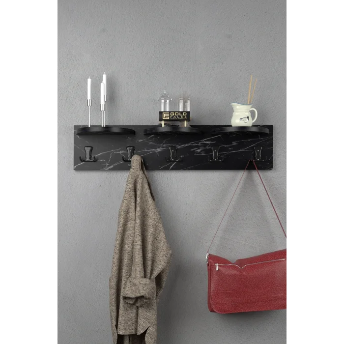 5li Duvar Askılığı Bendir Siyah 80 cm