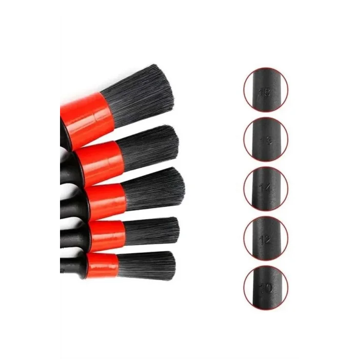 5 Parça Araç İçi Temizlik Fırçası Araç İçi-Dışı Temizleme Fırça Seti