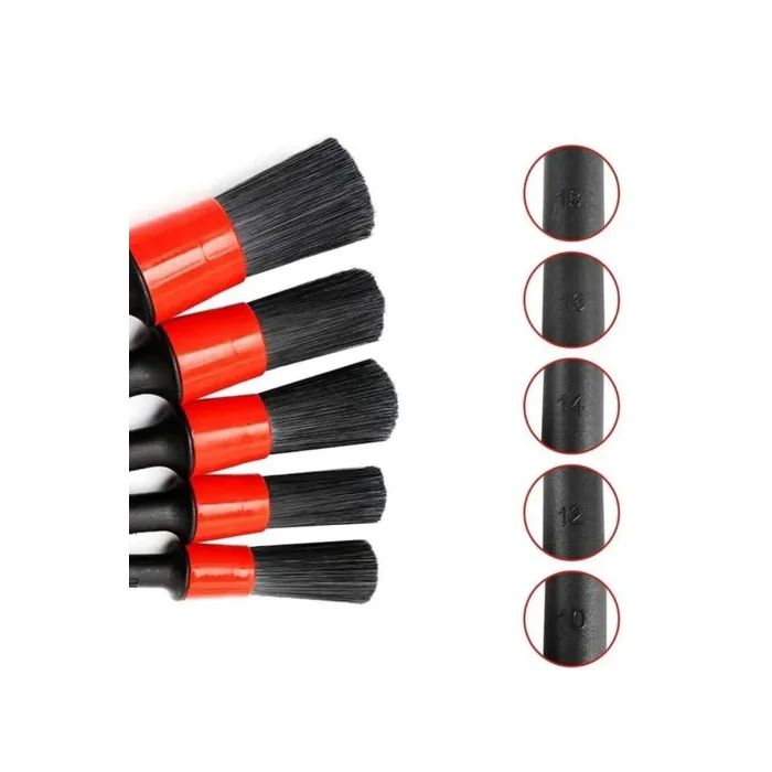 5 Parça Araç İçi Temizlik Fırçası Araç İçi-Dışı Temizleme Fırça Seti