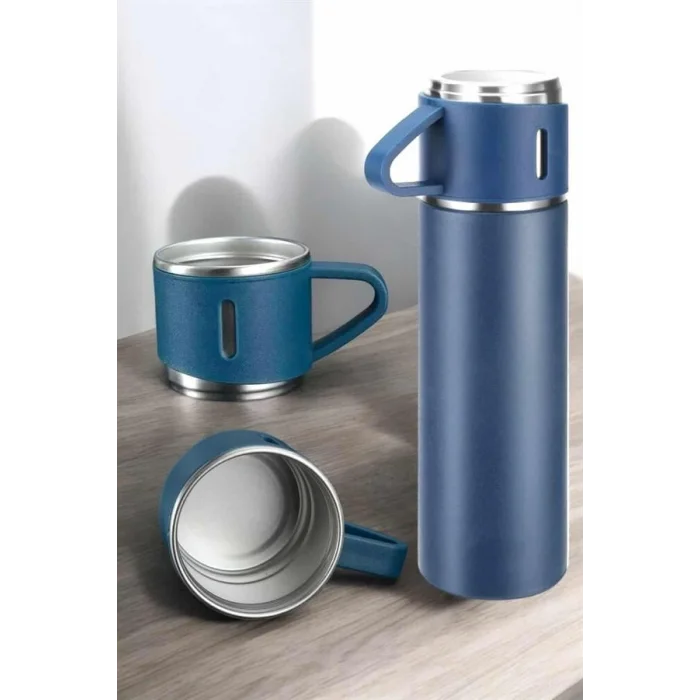 500 ml Kapasiteli Taşınabilir Basınçlı Termos Seti Günlük Kullanım için İdeal