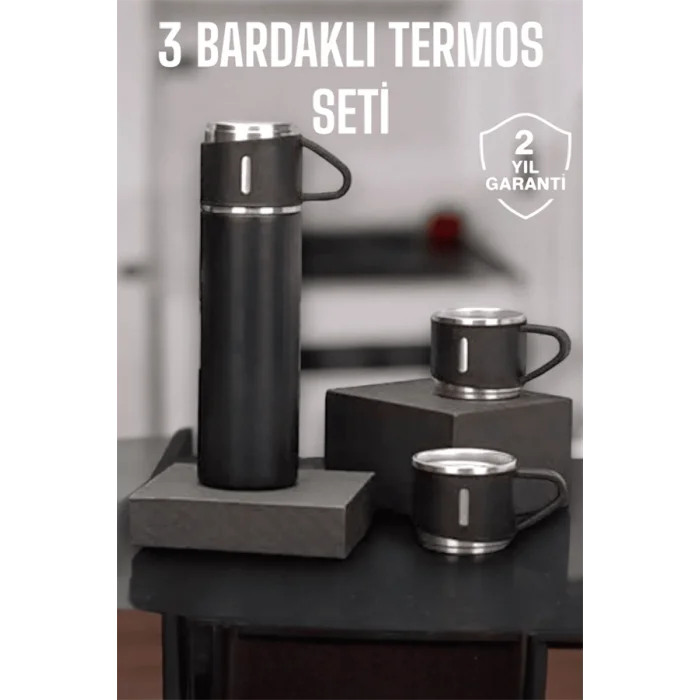 500 ml Kapasiteli Taşınabilir Basınçlı Termos Seti Günlük Kullanım için İdeal