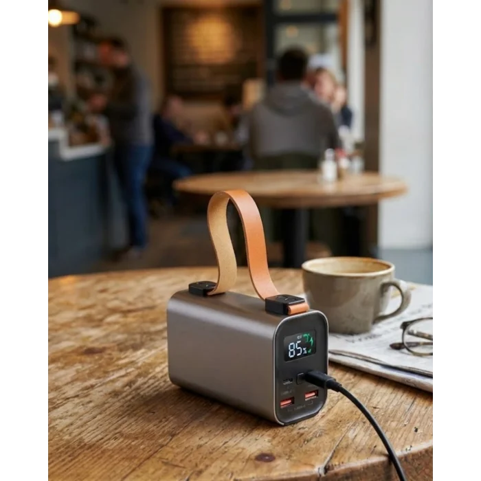 50000mAh Süper Fast Charge LED Işıklı Taşınabilir Power Bank