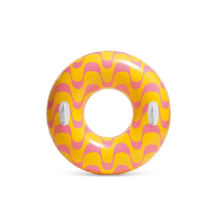 59256 Tutamaçlı Girdap Halkaları Desenli Simit 91 cm