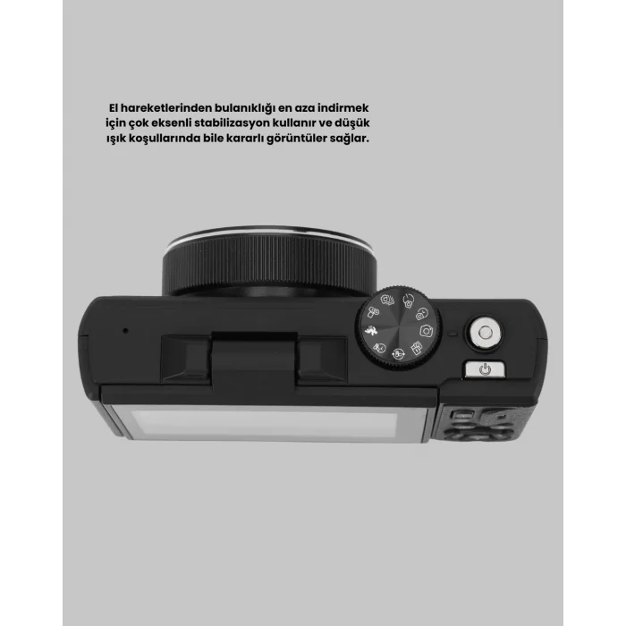 5K Ultra HD Kamera Gülümseme Algılama Otofokus 18x Optik Zoom