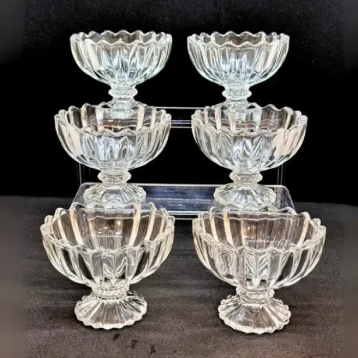 6lı Kristal Çerezlik Seti