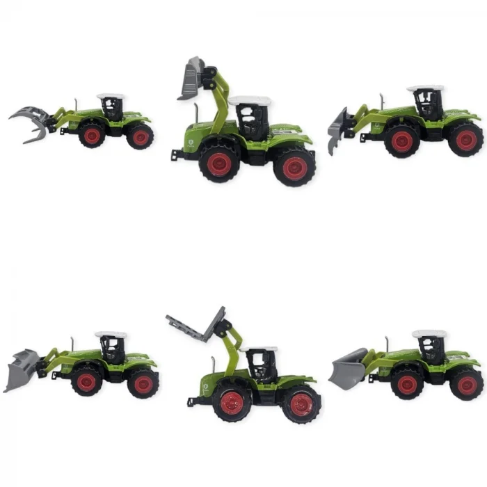 6lı Set Farm Mini Oyuncak Traktör - 14 cm Çiftlik Araçları - 1 ADET