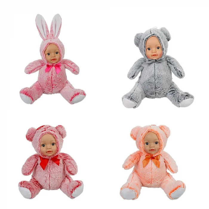 62581 Bebek Yüzlü Peluş Hayvanlar 35 Cm