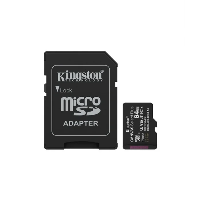 64GB microSDXC Canvas Select Plus Gen3 100MB/s A1 Card + Adapter