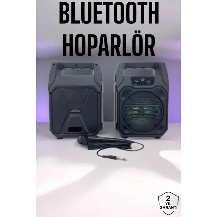 6.5 İnç Kablosuz Hoparlör Bluetooth Bağlantılı Yüksek Ses Kaliteli