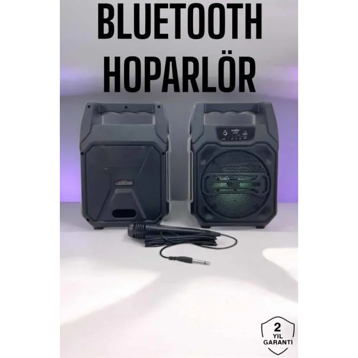 6.5 İnç Kablosuz Hoparlör Bluetooth Bağlantılı Yüksek Ses Kaliteli