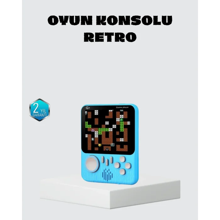 666 Oyunlu Retro Mini Oyun Konsolu – 3.5 LCD Ekran ve Çift Kişilik Oyun