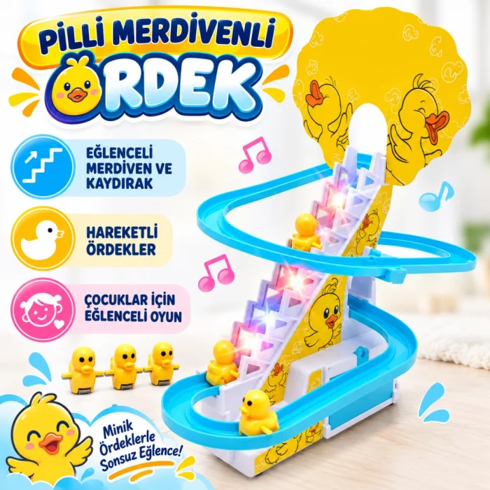 668-10 PİLLİ MERDİVENLİ ÖRDEK -PSF