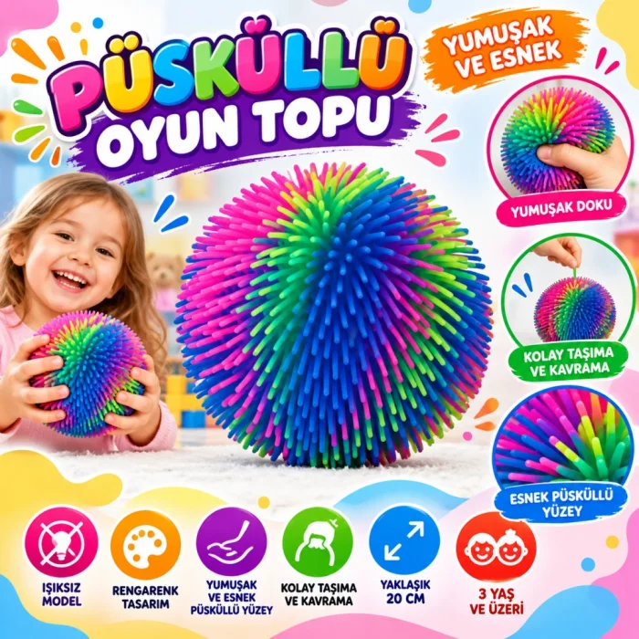 6785  PÜSKÜLLÜ TOP IŞIKSIZ A63
