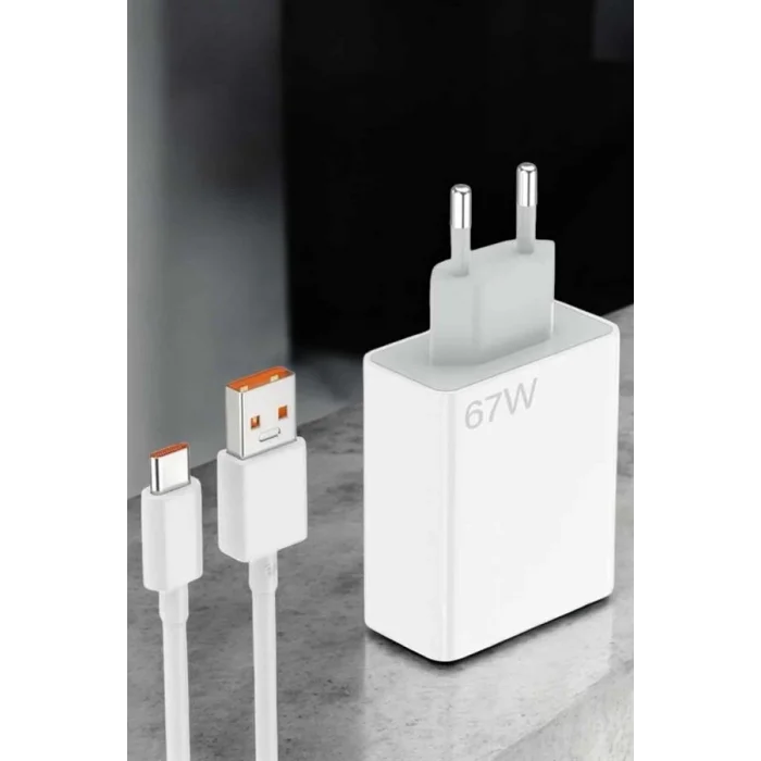 67W Şarj Aleti Turbo Hızlı Type-C Şarj