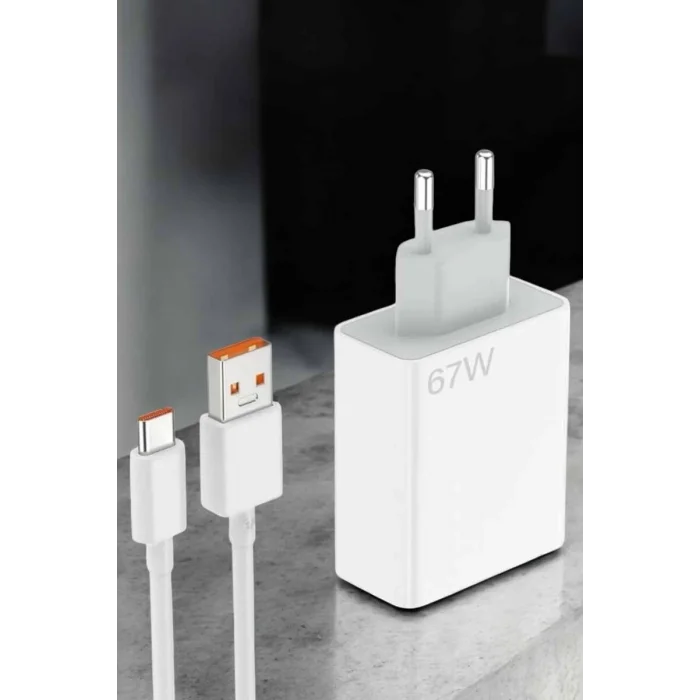 67W Şarj Aleti Turbo Hızlı Type-C Şarj