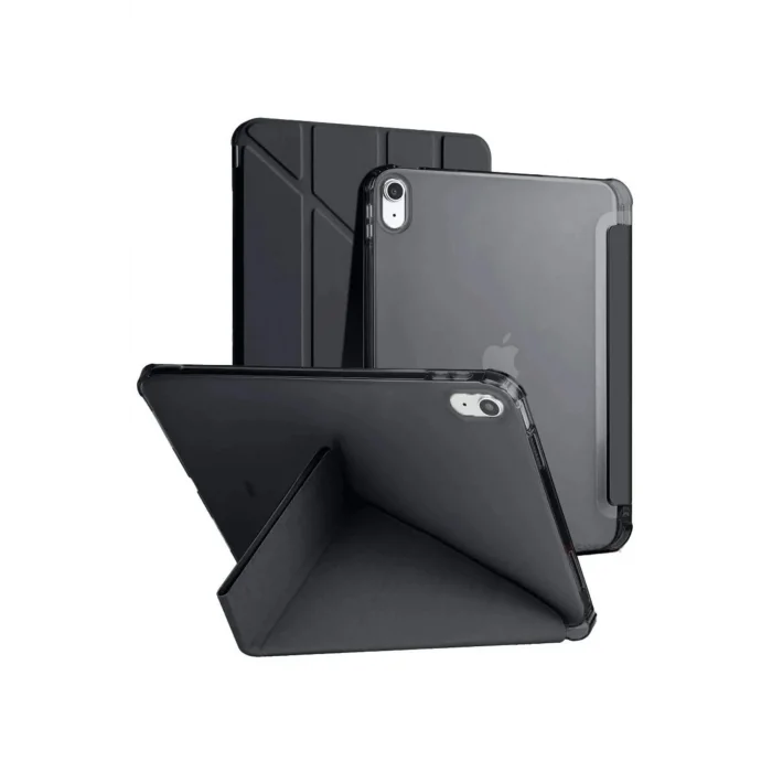 iPad 2022 10.9 (10.nesil) Kılıf Kalemlikli Mars Tablet Kılıfı - Siyah-(5796) - EMTHBA5316-1384