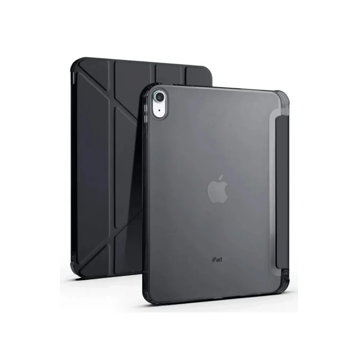 iPad 2022 10.9 (10.nesil) Kılıf Kalemlikli Mars Tablet Kılıfı - Siyah-(5796) - EMTHBA5316-1384